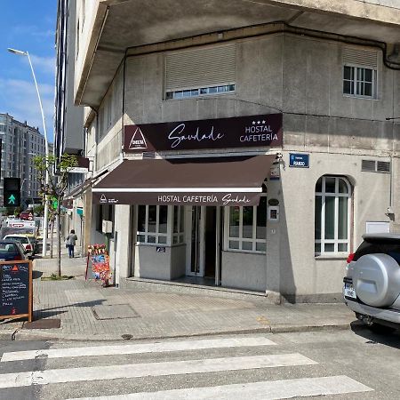 Saudade Hostal Cafetería Corunha Exterior foto